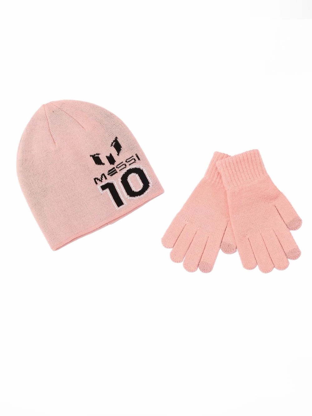 Messi Beanie Hat and Glove Set, 2-Piece